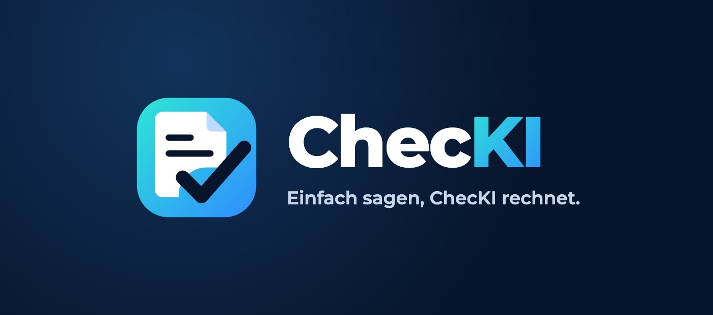 ChecKI: Logo mit Haken auf einem Angebot